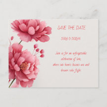 Celebre Amor e Alegria com um convite de casamento