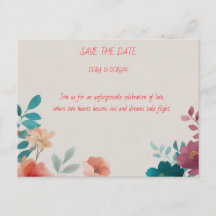 Celebre Amor e Alegria com um convite de casamento