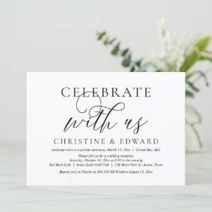 Celebre conosco, Convite para Festa de Casamento I