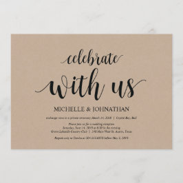 Celebre conosco, Convites de Casamento Furtivo