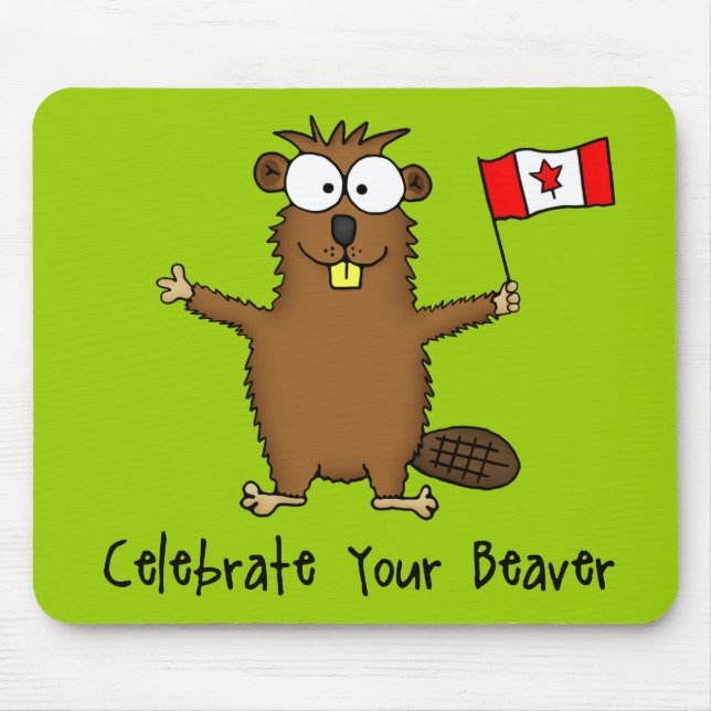 Celebre seu Mousepad do castor (Frente)