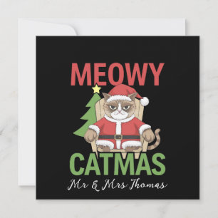 Celebre um 'Meowy Catmas' O Convite Perfeito