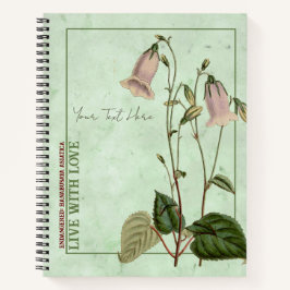 Celestial Bells: Notebook Hanabusaya asiatica