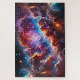 "Celestial Bloom" - Quebra-cabeça de serra