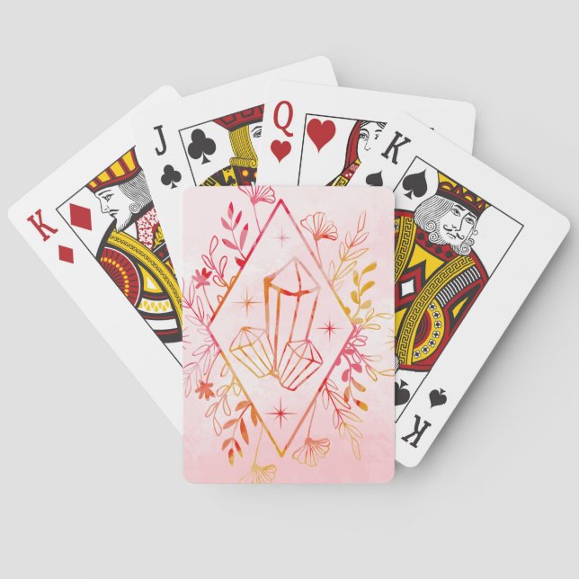 “Celestial Botanica” Cartas Clássicas de Baralho (Verso)