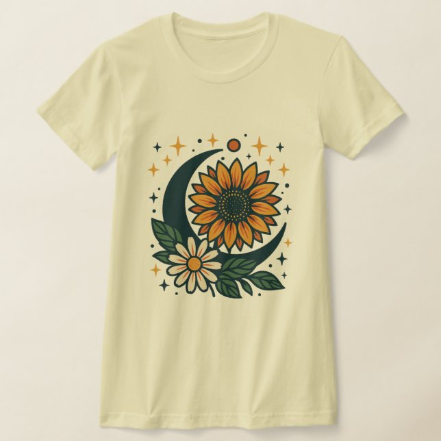 Celestial Flower Women's Slim Fit T-Shirt (Postura )