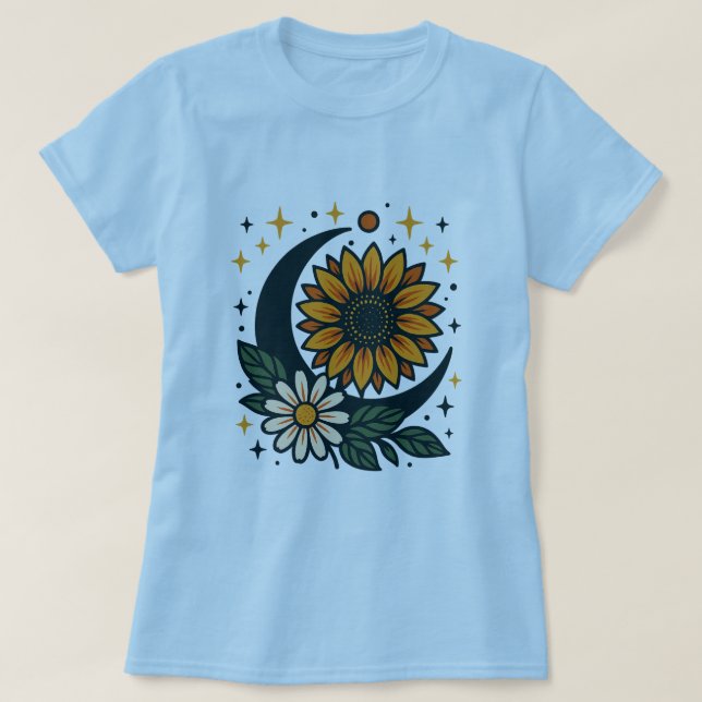 Celestial Flower Women's T-Shirt (Frente do Design)