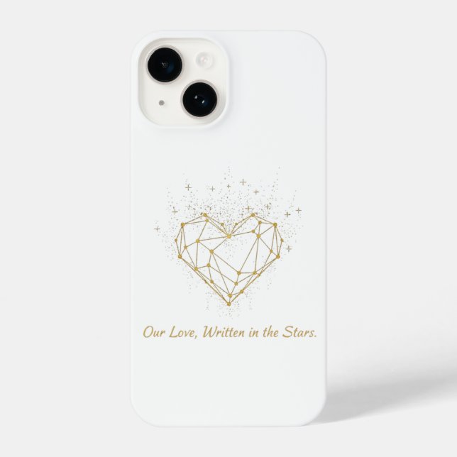 Celestial Geometric Heart iPhone Case - Our Love (Verso)