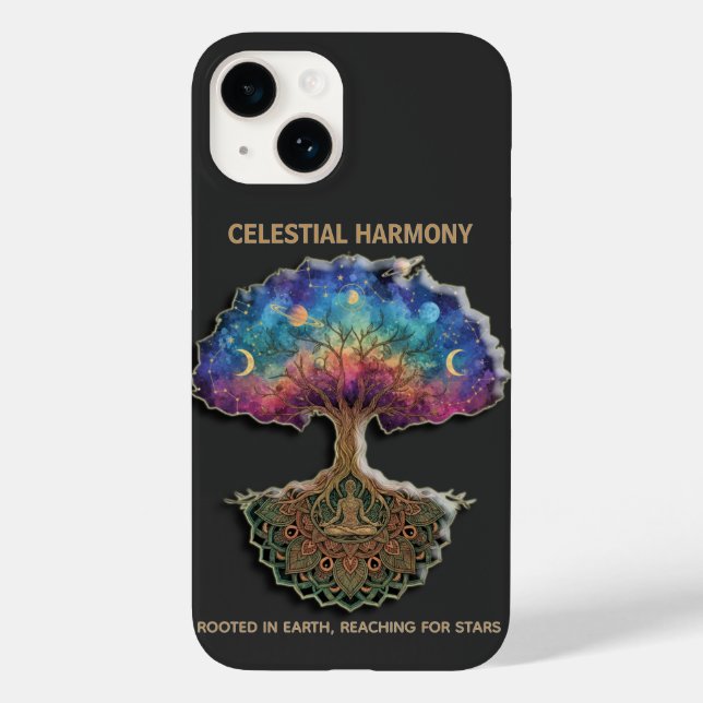 Celestial Harmony Tree | Cosmic Meditation Mandala (Verso)