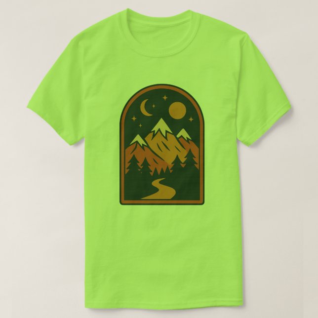 Celestial Landscape Men's T-Shirt (Frente do Design)
