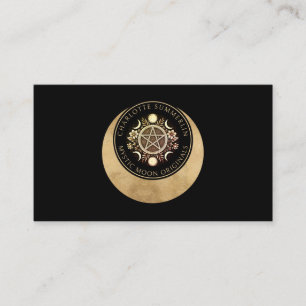 Celestial Moon Phases Cartão de visita