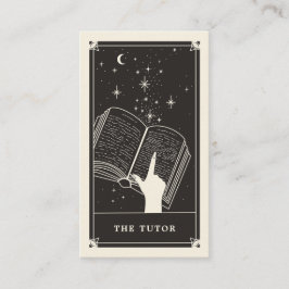 Celestial Tarot Tutor Cartão de visita
