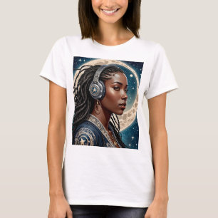 Celestial Vibes T-Shirt Música Cósmica Tee