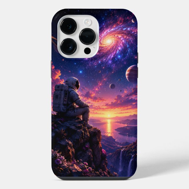 Cell Phone Case Rests the Astronaut (Verso)