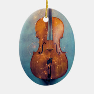 Cello com luzes Enfeites de natal