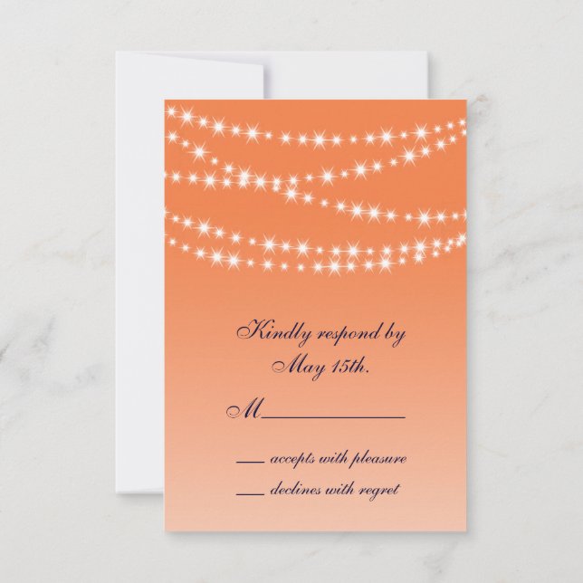 Celosia Orange Twinkle Lights RSVP (Verso)