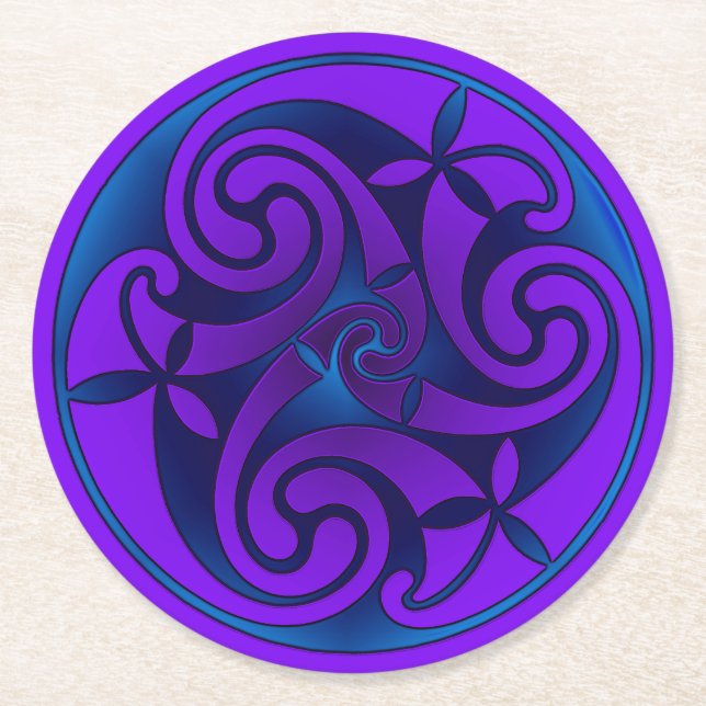 Celtic Arte & Design Porta-Copos de Papel (Frente)