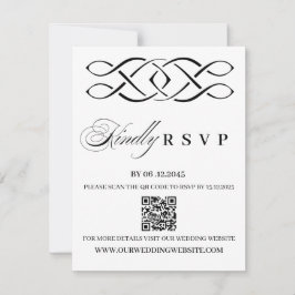 Celtic Knot Wedding RSVP Card
