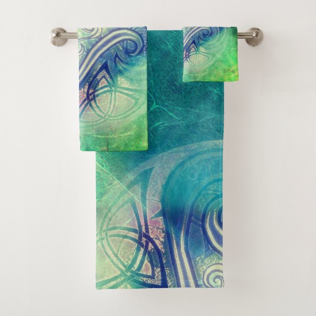 Celtic Triskele toalha de rosto toalhas e (Insitu)