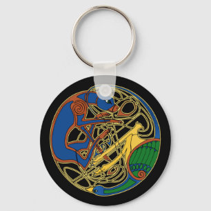 Célula de Caça e Chaveiro de Pássaro, Preto