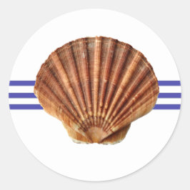 Célula de Caça Náutica - Adesivo em Círculo
