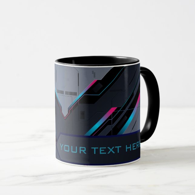 Célula de Combustível de Mecha | Caneca de Café Pe (Frente Esquerda)