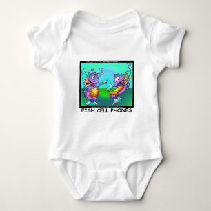 Celulares de Peixe Camisetas Engraçadas Canecas Ca