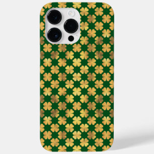 CÉLULAS VERDES E DOURADAS SHAMROCKS IRLANDESAS