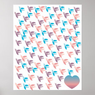 Cem posters dos pássaros