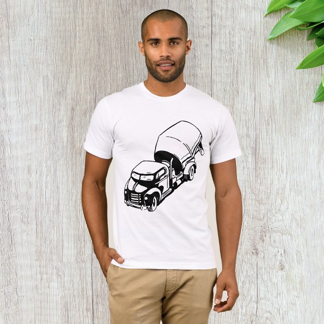 Cement Truck Mens T-Shirt (Criador carregado)