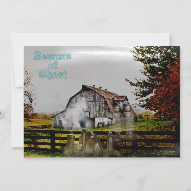 *~* Cemetery Spookare da placa Ghost HALLOWEEN (Frente)