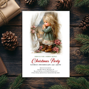 Cena Aconchegante de Natal Convite de Festa Serena