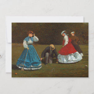 Cena Croquet   Winslow Homer