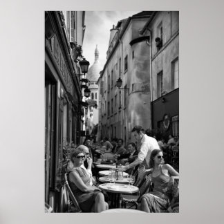 Cena da rua parisiense - Poster