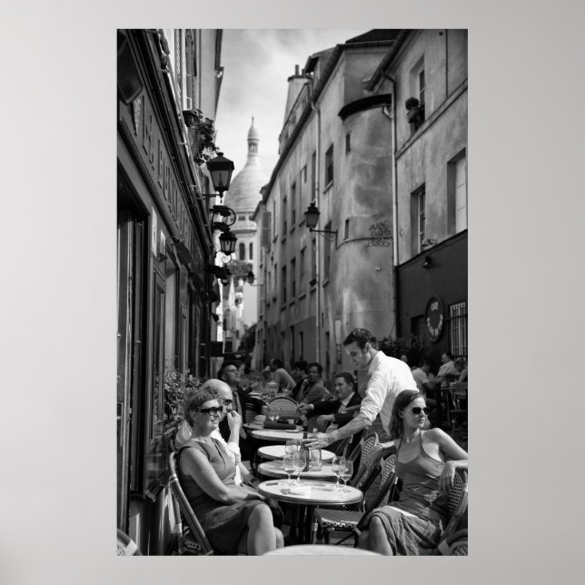 Cena da rua parisiense - Poster (Frente)