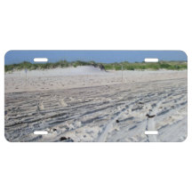 Cena de areia de praia (OBX, NC)