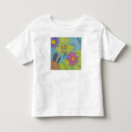 Cena de Lagoa (branco) - Camiseta de Criança