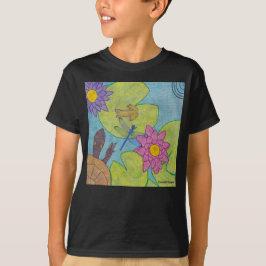 Cena de Lagoa (vívida) - Camiseta Básica Masculina