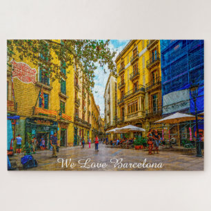 Cena de Rua de Barcelona. Quebra-cabeça