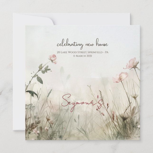 Cena de Sonho das Flores da primavera (Frente)