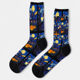 Cena de Van Gogh Haunted - Halloween Gótico Starry