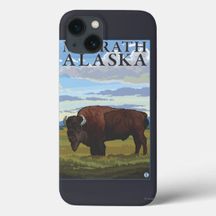 Cena do bisonte - McGrath, Alaska