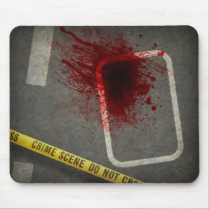 Cena do crime Mousepad