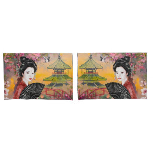 Cena Japonesa Com Mulher