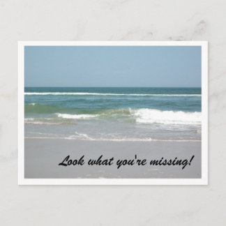 Cena Oceânica de Cartão de Posto Externo