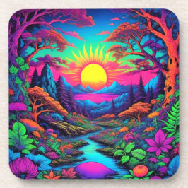 Cena Psicodélica Porta copos Plástica