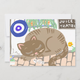 Cenário da Taverna do Gato Sonolento Grego