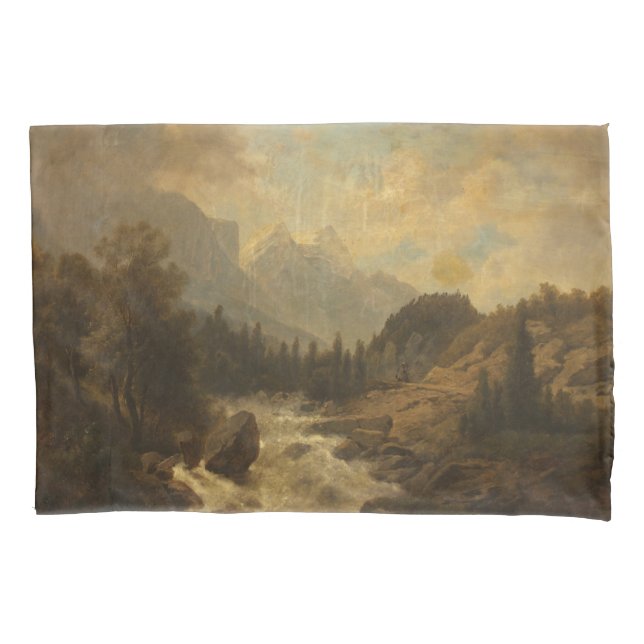 Cenário de Paisagem Florestal (por Josef Kriehuber (Frente-Esquerda)