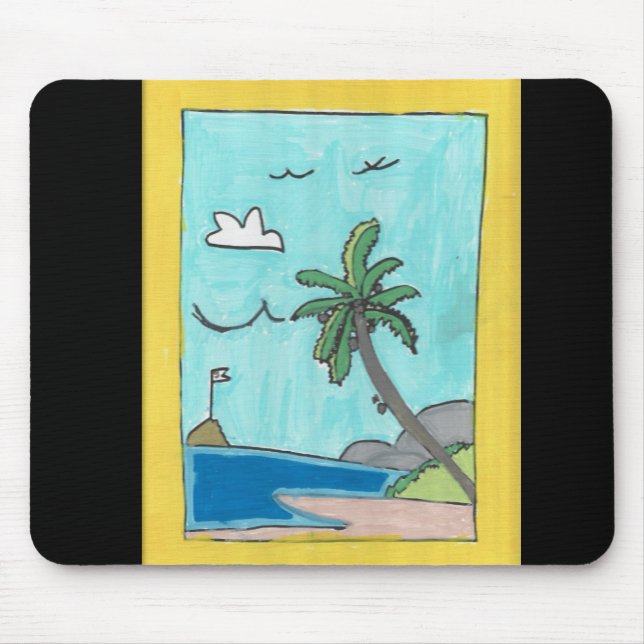 Cenário de Praia Mousepad (Frente)