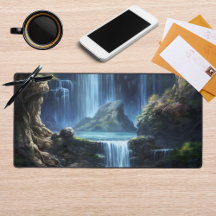 Cenário de Sonho de Cachoeira de Fantasia Encantad